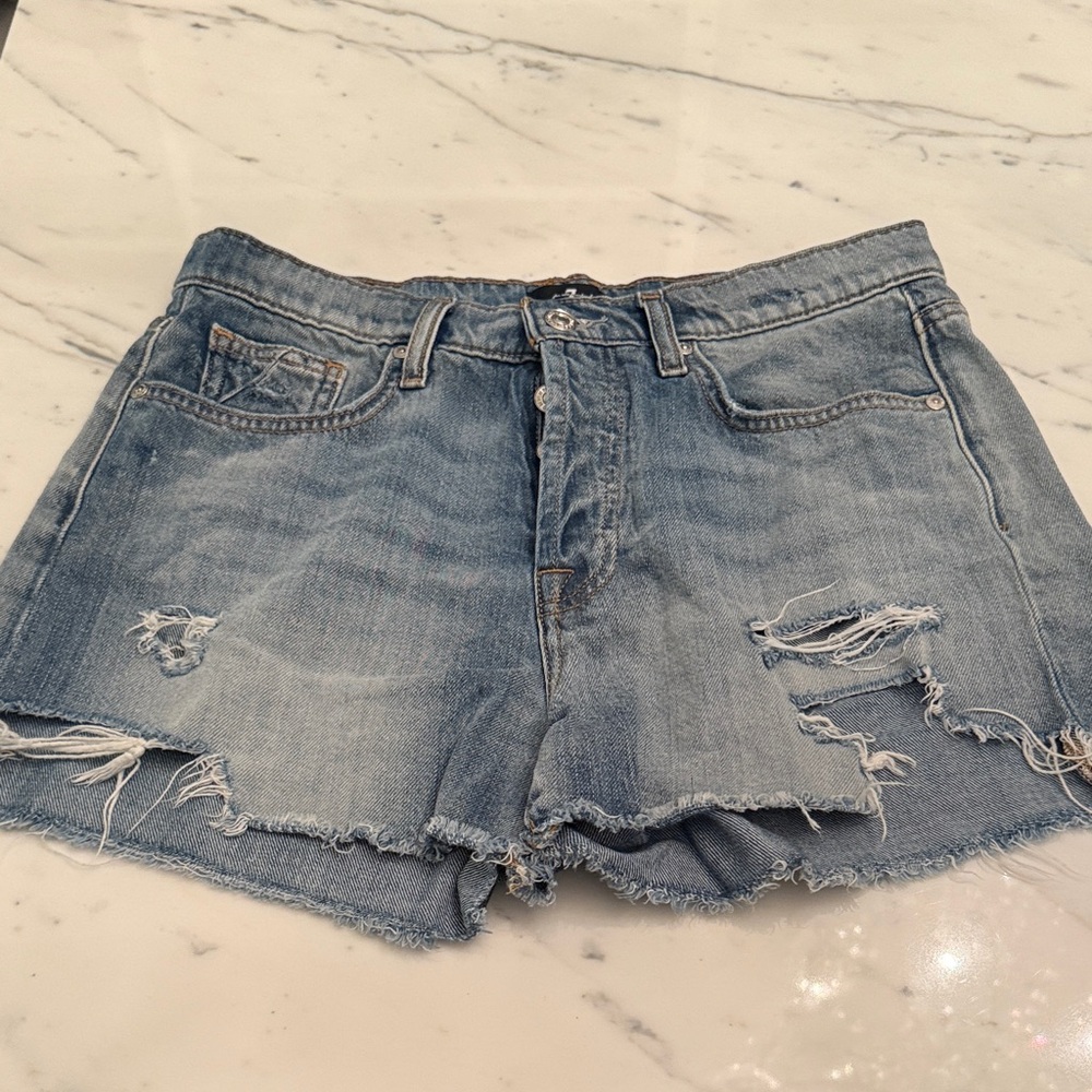 7 for all mankind Monroe shorts size 29